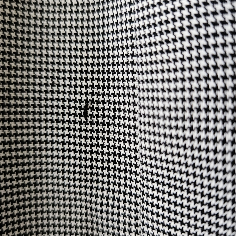 Akris Punto Micro Houndstooth Pencil Skirt Black White Size 6 - Picture 7 of 8